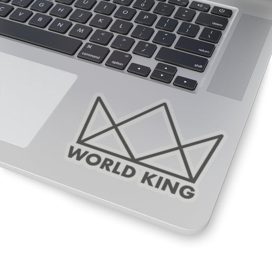 World King Black King Crown Kiss-Cut Stickers