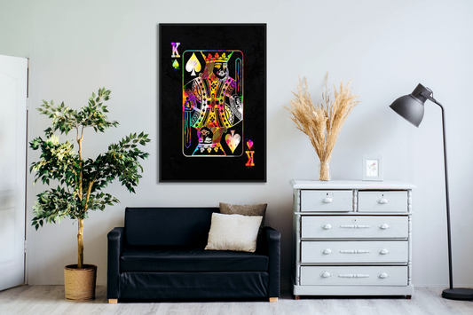 World King King of Spades Canvas Gallery Wrap