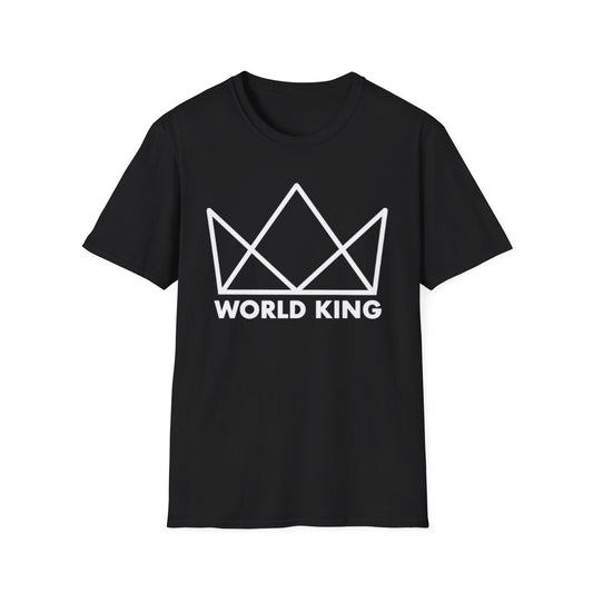 World King White Logo Softstyle T-Shirt