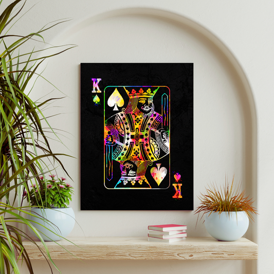 World King King of Spades Canvas Gallery Wrap