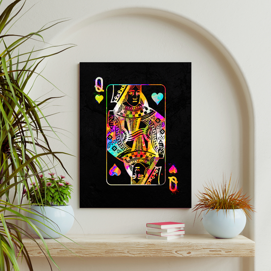 World Queen Queen of Hearts Canvas Gallery Wrap