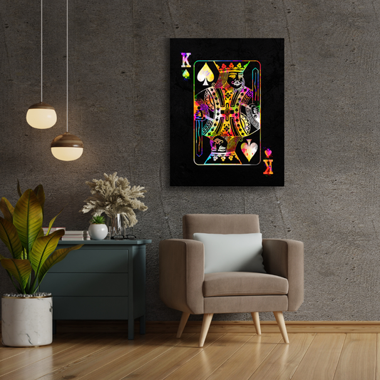 World King King of Spades Canvas Gallery Wrap