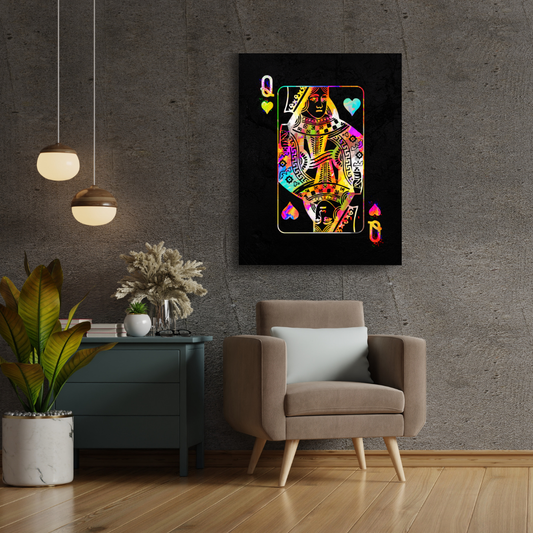 World Queen Queen of Hearts Canvas Gallery Wrap